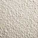 Amboise 3-Seater Curved Sofa with Ball Cushions, Ecru Boucle