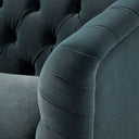 Ashby Chesterfield Large 3-Seater Sofa, Aegean Blue Velvet