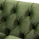 Ashby Chesterfield Large 3-Seater Sofa, Fern Green Velvet