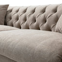 Ashby Chesterfield Large 3-Seater Sofa, Taupe Chenille