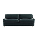 Daphnis Aegean Blue Velvet Sofa Large 3-Seater