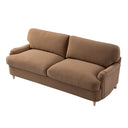 Daphnis Camel Velvet Sofa Bed Large 3-Seater