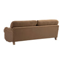 Daphnis Camel Velvet Sofa Bed Large 3-Seater