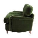 Daphnis Fern Green Velvet Sofa Bed Large 3-Seater