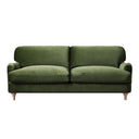 Daphnis Fern Green Velvet Sofa 3-Seater