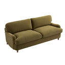 Daphnis Fudge Velvet Sofa Bed Large 3-Seater