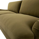 Daphnis Fudge Velvet Sofa Bed Large 3-Seater