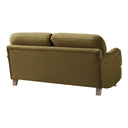 Daphnis Fudge Velvet Sofa, 2-Seater
