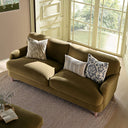 Daphnis Fudge Velvet Sofa 3-Seater