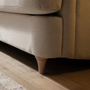 Daphnis Oatmeal Fabric Sofa Bed Large 3-Seater