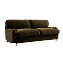 Daphnis Seaweed Velvet Sofa Bed Large 3-Seater