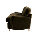 Daphnis Seaweed Velvet Sofa Bed Large 3-Seater