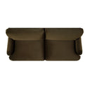 Daphnis Seaweed Velvet Sofa 3-Seater