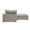 Lutyens Taupe Boucle Modular Sofa 2-Piece Chaise