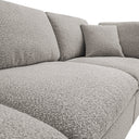 Lutyens Taupe Boucle Modular Sofa 3-Piece Chaise