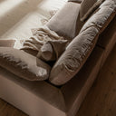 Lutyens Taupe Velvet Modular Sofa, 3-Piece