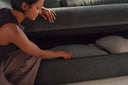 Aura Sofa with Large Back Cushions, Bolsters and Storage