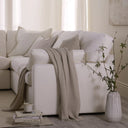 Cairo Feather Left Hand Corner Sofa - Vanilla