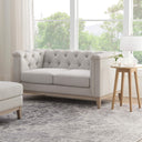 Chesterfield 2 Seater Sofa - Natural Stripe
