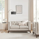 Chesterfield 2 Seater Sofa - Stone