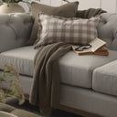 Chesterfield 3 Seater Sofa - Natural Stripe