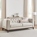 Chesterfield 3 Seater Sofa - Stone