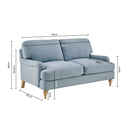 Hampshire 2 Seater Sofa - Blue