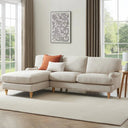 Hampshire Left Hand Chaise Sofa - Beige