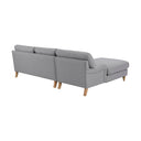 Hampshire Left Hand Chaise Sofa - Mid Grey