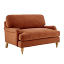 Hampshire Loveseat - Burnt Orange