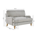 Hampshire Loveseat - Light Grey