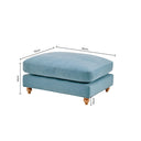 Hampshire Pouffe - Blue