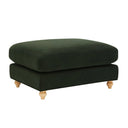 Hampshire Pouffe - Olive Green