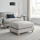 Hampshire Pouffe - Light Grey