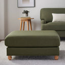 Hampshire Pouffe - Woven Green