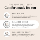 Soho 3 Seater Sofa - Sand