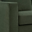 Soho Right Hand Chaise Sofa - Dark Olive