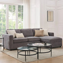 Soho Right Hand Chaise Sofa - Grey