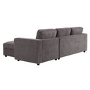 Soho Right Hand Chaise Sofa - Grey