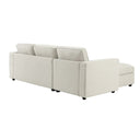 Soho Right Hand Storage Chaise Sofa - Natural