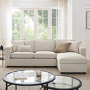 Soho Right Hand Storage Chaise Sofa - Natural