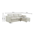 Soho Right Hand Storage Chaise Sofa - Sand