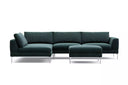 Plaza Modular Sofa with Chaise and Ottoman